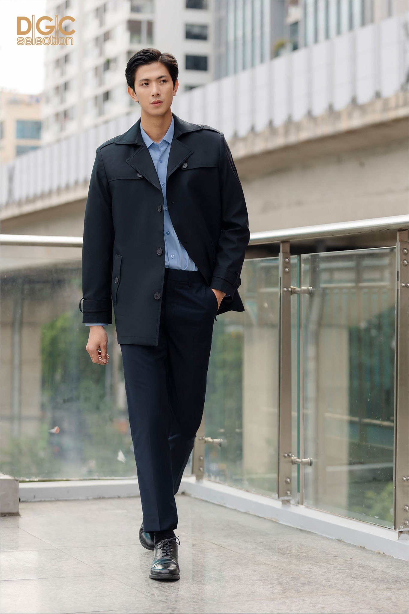 Ảnh của Áo măng tô 2 lớp dáng lửng